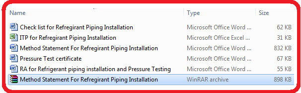 Method Statement For Refregirant Piping Installation