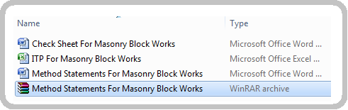 Method Statements For Masonry Block Works