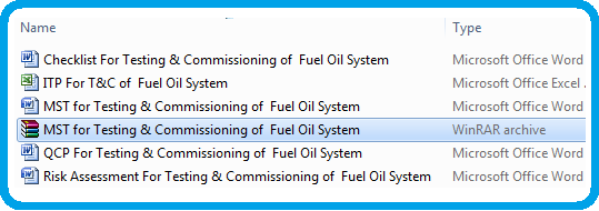 MST for Testing & Commissioning of Fuel Oil Systems