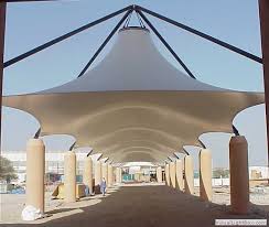 tensile fabric shades structure installation method statement