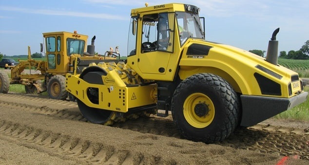 roadworks sub base and road base compaction