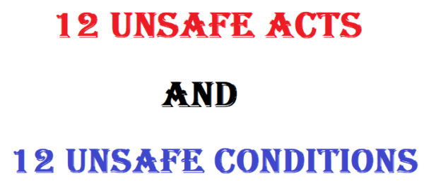 List 5 Unsafe Conditions